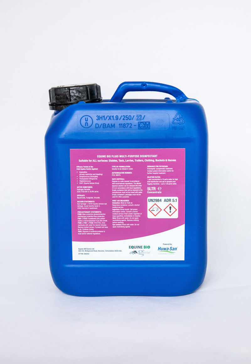 CONCENTRATE (5 Litre) - Veterinary Grade Disinfectant - dilution needed