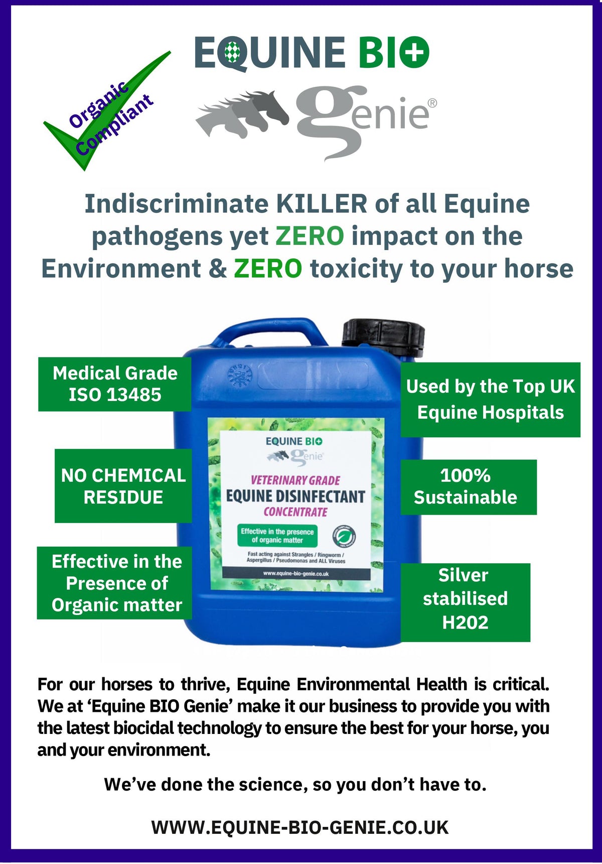 CONCENTRATE (5 Litre) - Equine Bio Fluid - dilution needed